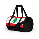 Sac de sport drapeau liban polyester tissu robuste