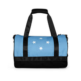Sac de sport drapeau micronésie en polyester tissu robuste