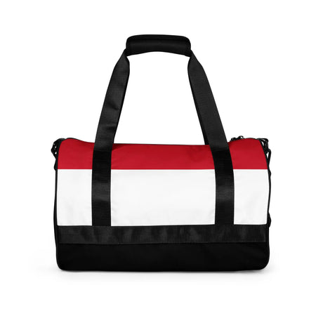 Sac de sport drapeau monaco en polyester tissu robuste