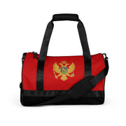 Sac de sport drapeau monténégro polyester tissu robuste