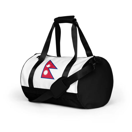 Sac de sport drapeau népal en polyester tissu robuste