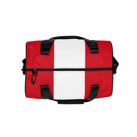 Sac de sport drapeau pérou en polyester tissu robuste