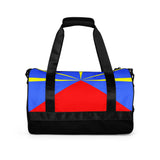 Sac de sport drapeau réunion polyester robuste multicolore