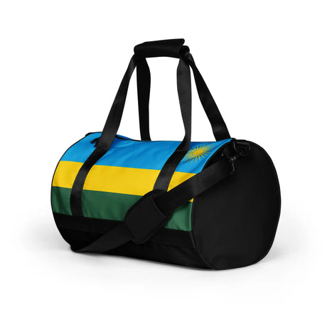 Sac de sport drapeau rwanda polyester tissu robuste