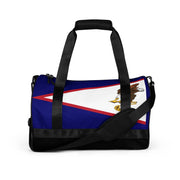 Sac de sport drapeau samoa américaines tissu robuste polyester