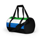 Sac de sport drapeau sierra leone en polyester robuste