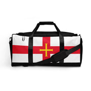 Sac de voyage drapeau guernesey polyester sangle matelassée