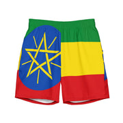 Short de bain drapeau éthiopie tissu léger séchage rapide