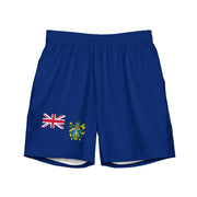 Short de bain drapeau îles pitcairn tissu léger séchage rapide