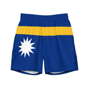 Short de bain drapeau nauru tissu léger sèchent rapidement