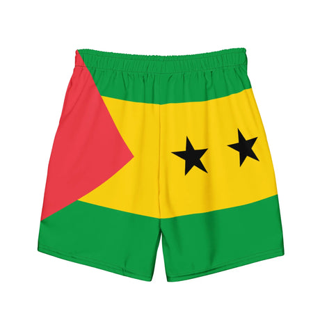 Short de bain drapeau sao tomé-et-principe tissu léger