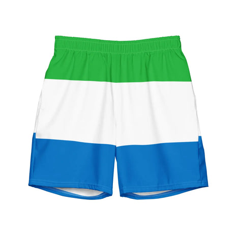 Short de bain drapeau sierra leone - pixelforma