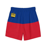 Short de bain liechtenstein tissu léger sèchent rapidement