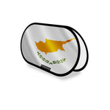 Support publicitaire ovale chypre léger facile à installer