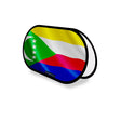 Support publicitaire ovale comores léger facile à installer