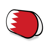 Support publicitaire ovale drapeau bahreïn en polyester - pixelforma