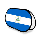 Support publicitaire ovale Drapeau du Nicaragua - Pixelforma