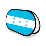 Support publicitaire ovale drapeau honduras en polyester - pixelforma