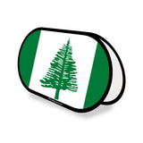 Support publicitaire ovale drapeau île norfolk en polyester - pixelforma