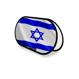 Support publicitaire ovale drapeau israël léger facile à poser