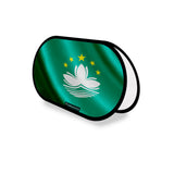 Support publicitaire ovale drapeau macao léger facile à poser