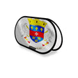 Support publicitaire ovale drapeau saint-barthélemy léger