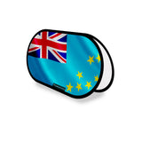 Support publicitaire ovale drapeau tuvalu léger à installer