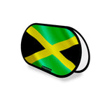 Support publicitaire ovale jamaïque léger facile à installer