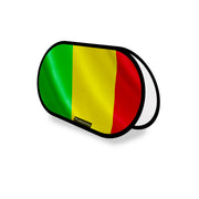 Support publicitaire ovale mali léger facile à installer