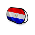 Support publicitaire ovale paraguay léger facile à installer