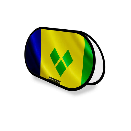 Support publicitaire ovale saint-vincent-et-les-grenadines léger