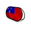 Support publicitaire ovale samoa léger fil d’acier durable