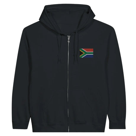 Sweat à capuche afrique du sud broderie coton mélangé