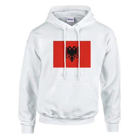 Sweat à capuche albanie coton mélangé broderie durable