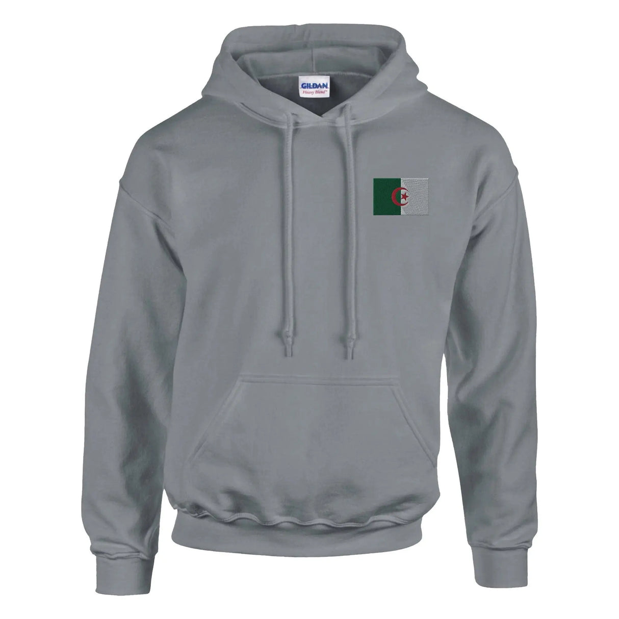 Sweat à capuche algérie brodé coton mélangé confortable