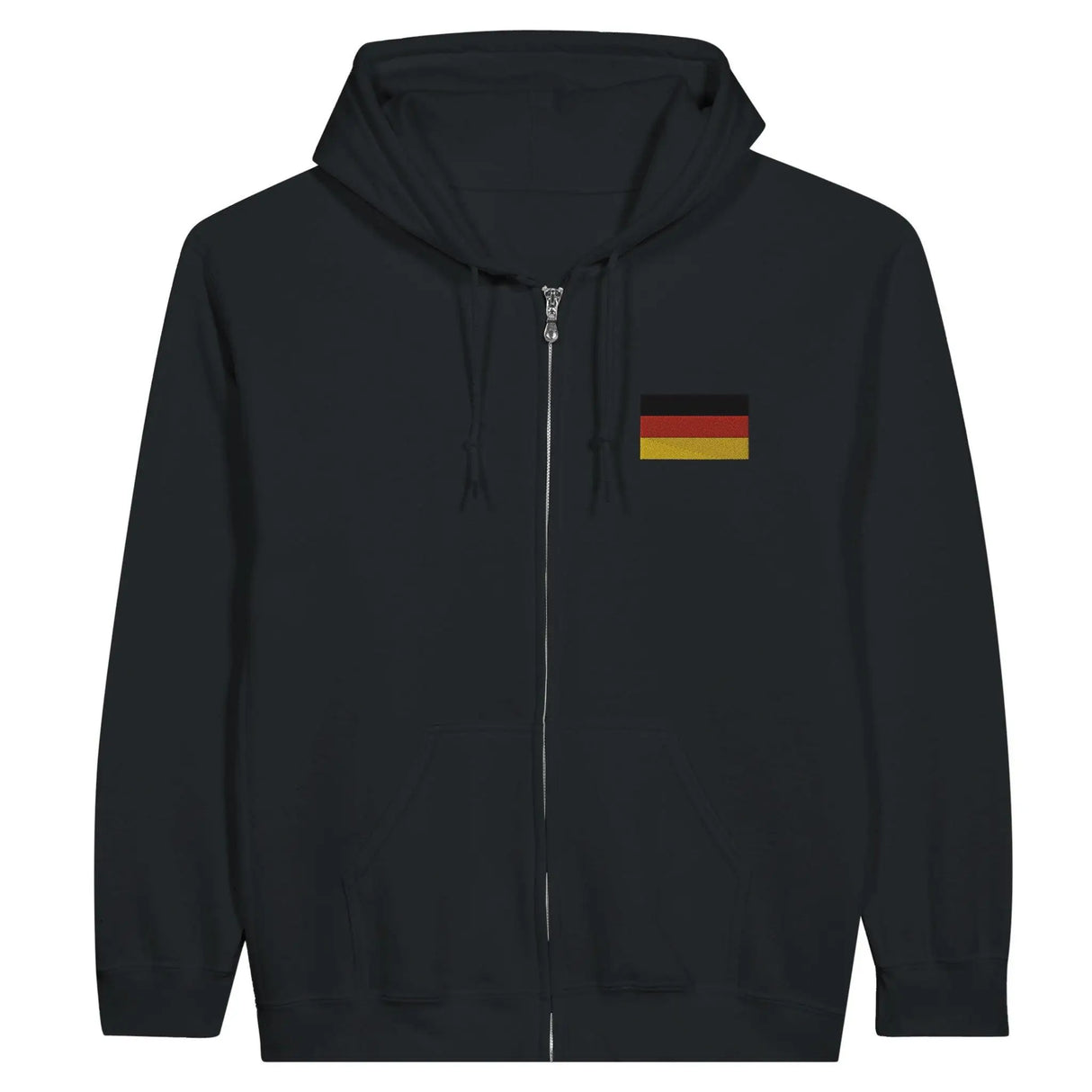 Sweat à capuche allemagne coton mélangé broderie couleur