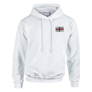 Sweat à capuche angleterre coton mélangé broderie