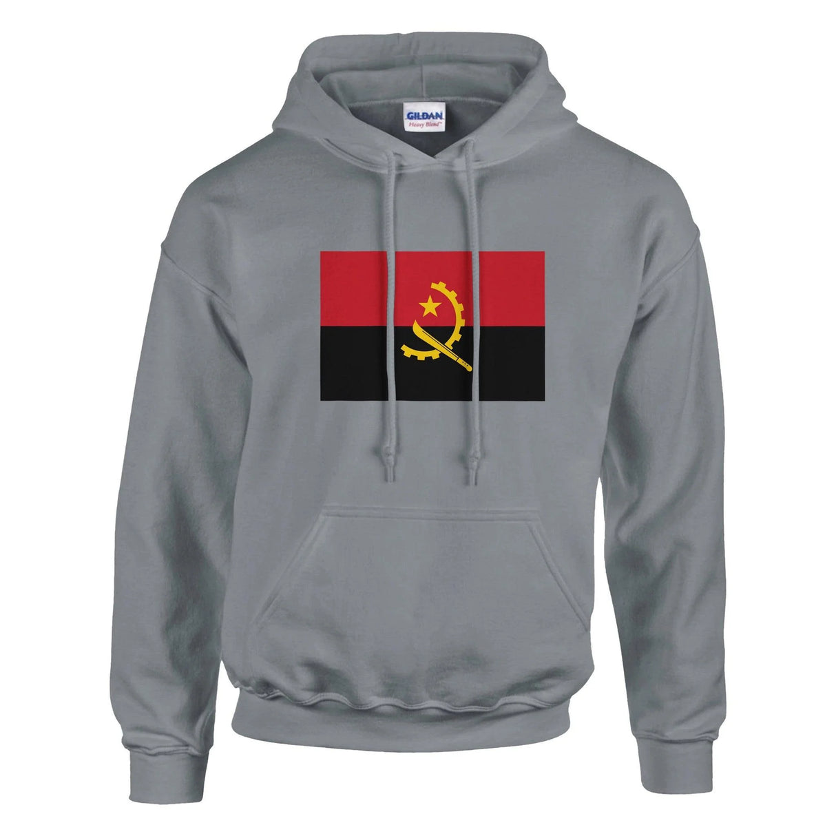 Sweat à capuche angola coton mélangé broderie durable
