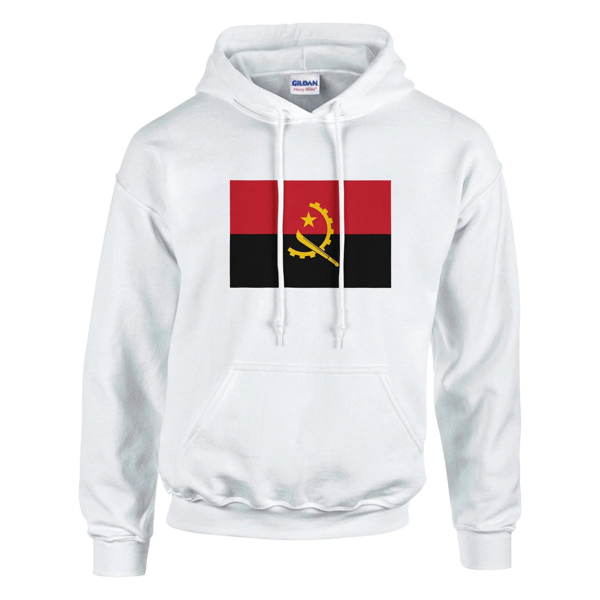 Sweat à capuche angola coton mélangé broderie durable