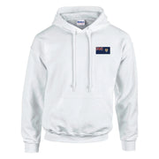 Sweat à capuche anguilla broderie couleur coton mélangé