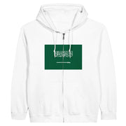 Sweat à capuche arabie saoudite coton mélangé broderie