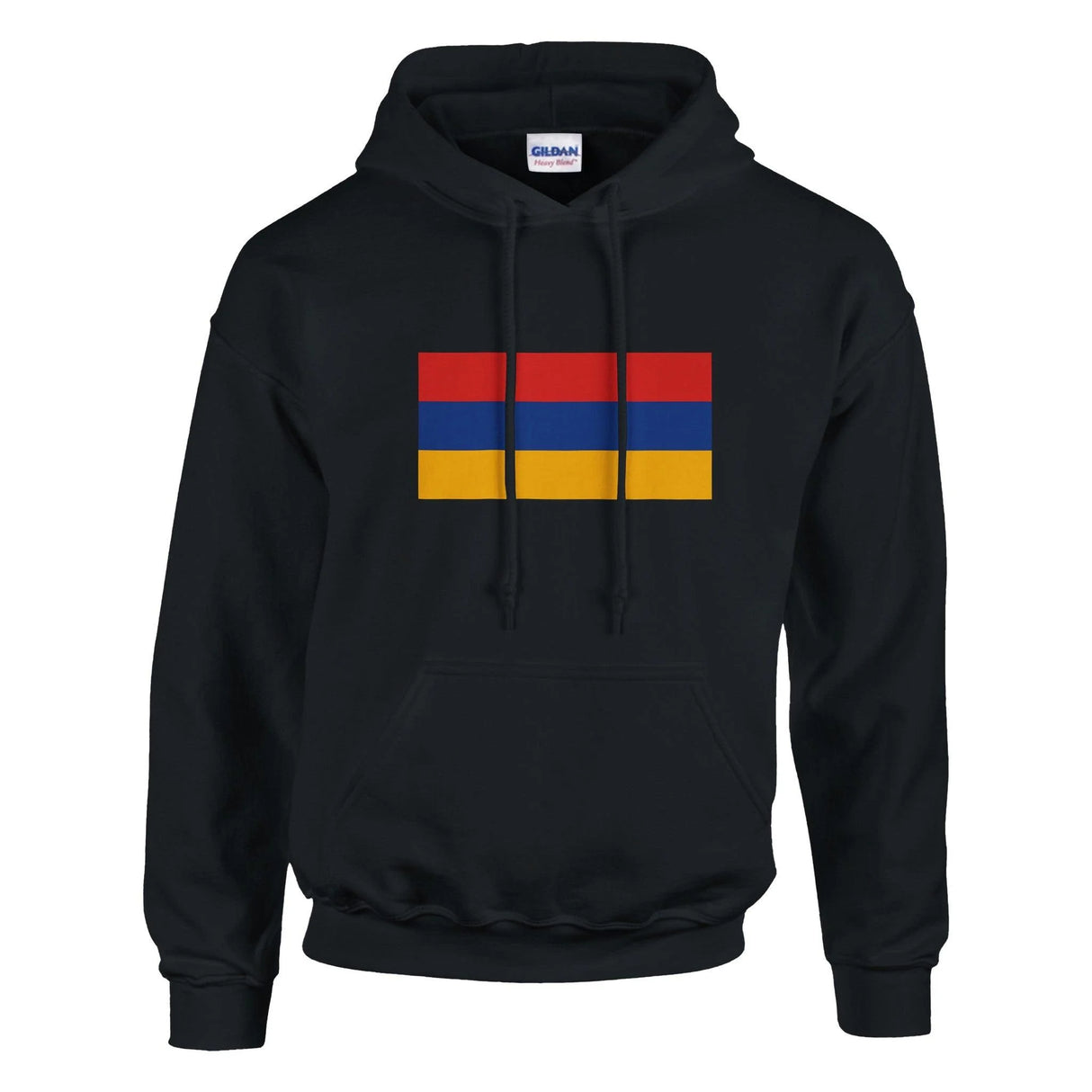 Sweat à capuche arménie coton mélangé broderie couleur