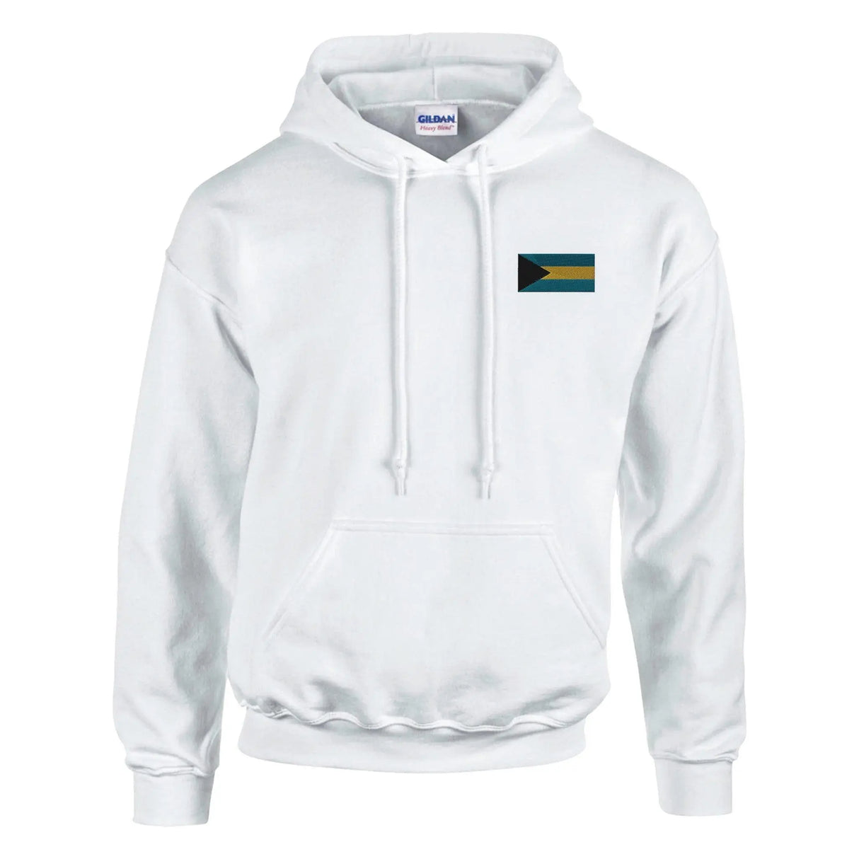 Sweat à capuche bahamas brodé en coton mélangé recyclé
