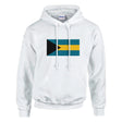 Sweat à capuche bahamas coton mélangé broderie couleur