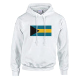 Sweat à capuche bahamas coton mélangé broderie couleur