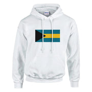 Sweat à capuche bahamas coton mélangé broderie couleur