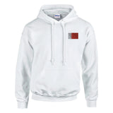 Sweat à capuche bahreïn coton mélangé broderie couleur