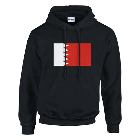 Sweat à capuche bahreïn coton mélangé broderie rouge