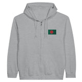 Sweat à capuche bangladesh broderie couleur coton mélangé