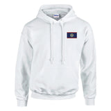 Sweat à capuche belize broderie couleur coton mélangé